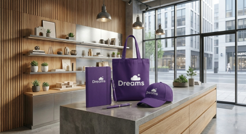 Kit profesional de marca, funda, libreta, esfero y gorra de la marca Dreams