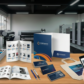 Material promocional corporativo personalizado con acabados de alta calidad en Quito